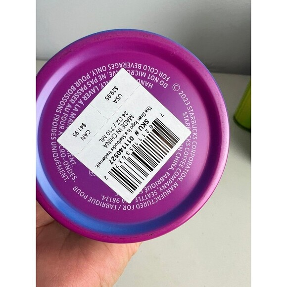 NWT Rare Starbucks Summer 2023 24oz New - Picture 6 of 8